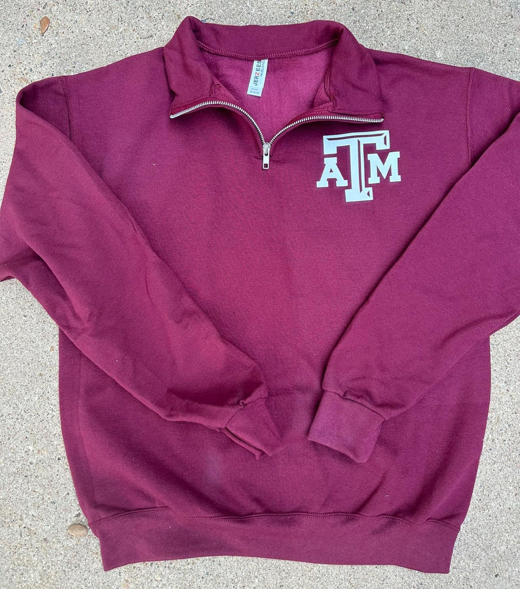A&M 1/4 zip sweatshirt