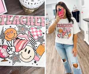 Teacher retro tee