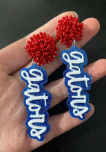 Load image into Gallery viewer, Gator Dangle Earrings
