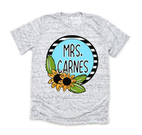 Sunflower Personalized Tee