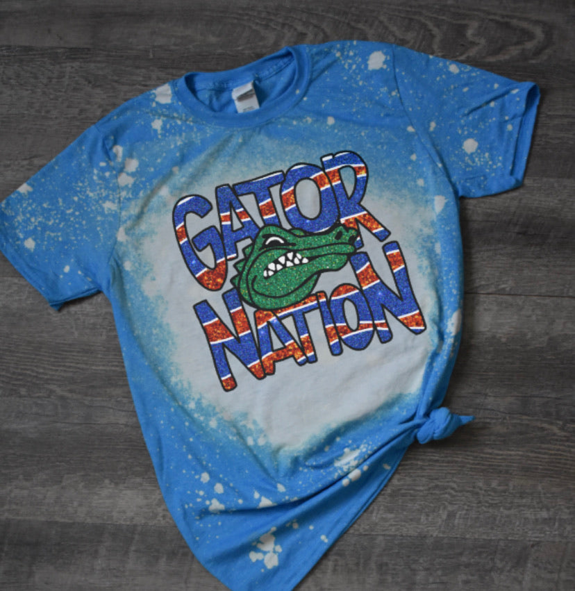 Gator Nation bleached tee